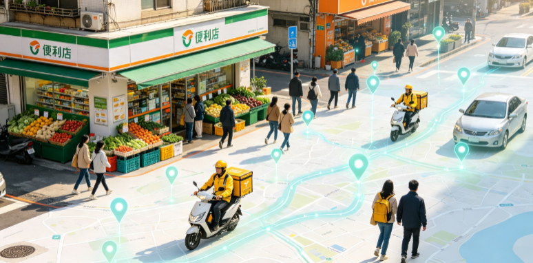 江油市渗透衣食住行，GEO 地理空间技术重塑大众日常消费服务场景